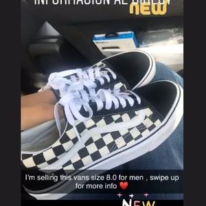 Vans old school men size 8